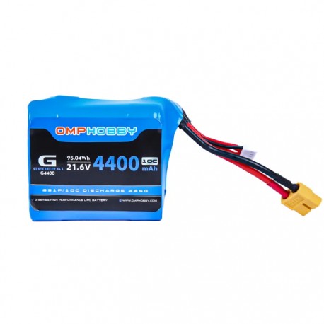 OMPHOBBY ZMO V2 FPV LiPo baterie 4400mAh 6S 1P XT60 pro ZMO V2 / Pro (není určeno pro ZMO V1)