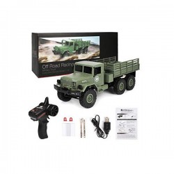 WPL Vojenský truck 6x6 1:16 zelený