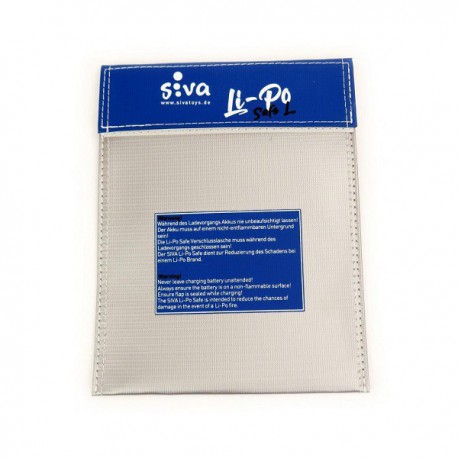 Safe Bag Siva Li-Pol vel. L, 180x230 mm